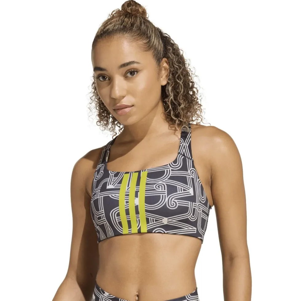 adidas Farm Sport Beha Dames - black/crystal linen/unity lime KD4614