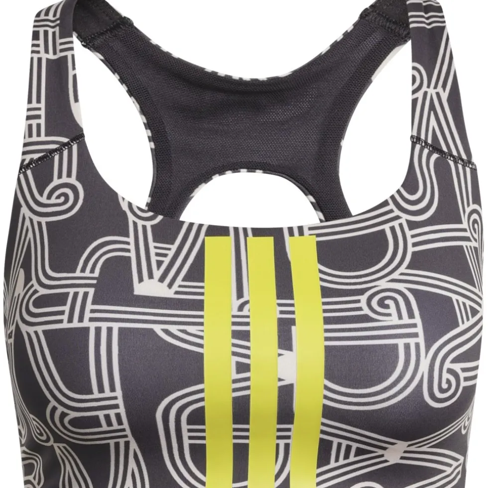 adidas Farm Sport Beha Dames - black/crystal linen/unity lime KD4614