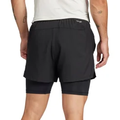 adidas Gym+ Training 2In1 Shorts Heren - zwart/zwart JE5665
