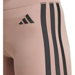adidas Optime Essential 3-Stripes 7" Shorts Dames - warm clay/black JN5697