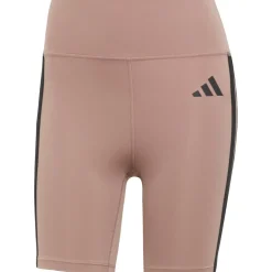 adidas Optime Essential 3-Stripes 7" Shorts Dames - warm clay/black JN5697