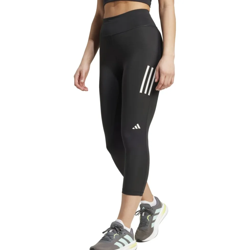 adidas Own The Run 3/4 Hardloop-Leggings Dames - zwart IS9918