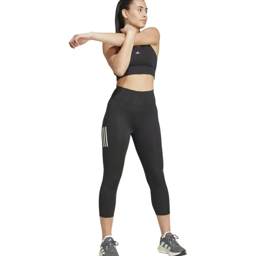 adidas Own The Run 3/4 Hardloop-Leggings Dames - zwart IS9918