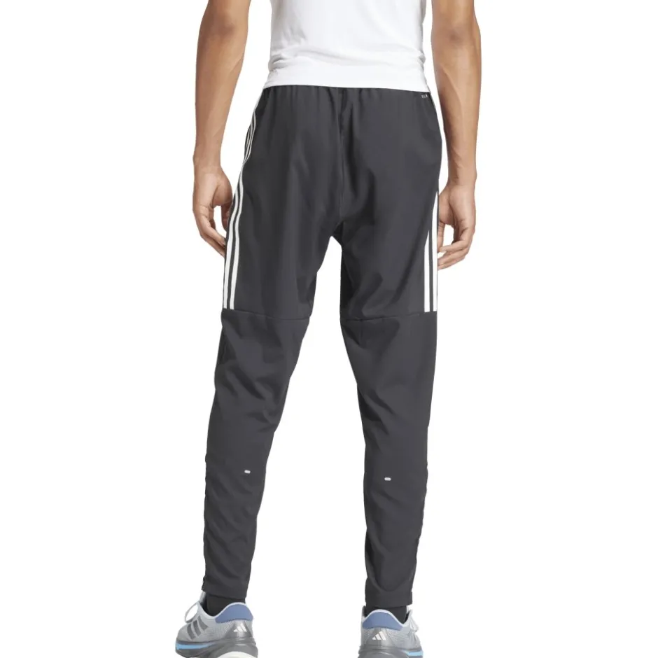 Broeken & Rokken < adidas Own The Run Excite 3-Stripes Joggingbroek Heren - zwart IK4982