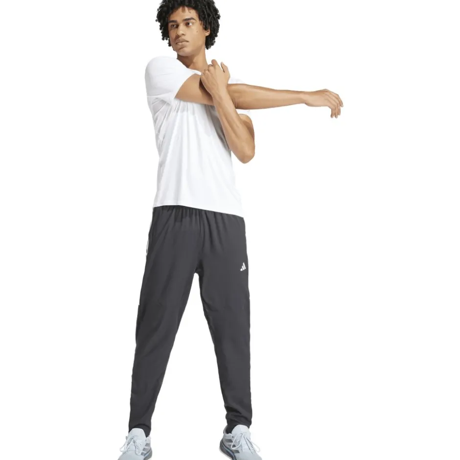Broeken & Rokken < adidas Own The Run Excite 3-Stripes Joggingbroek Heren - zwart IK4982