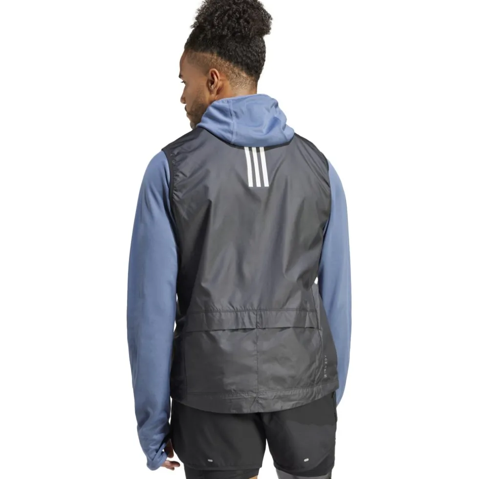 adidas Own the Run Windvest Heren - zwart IN1493