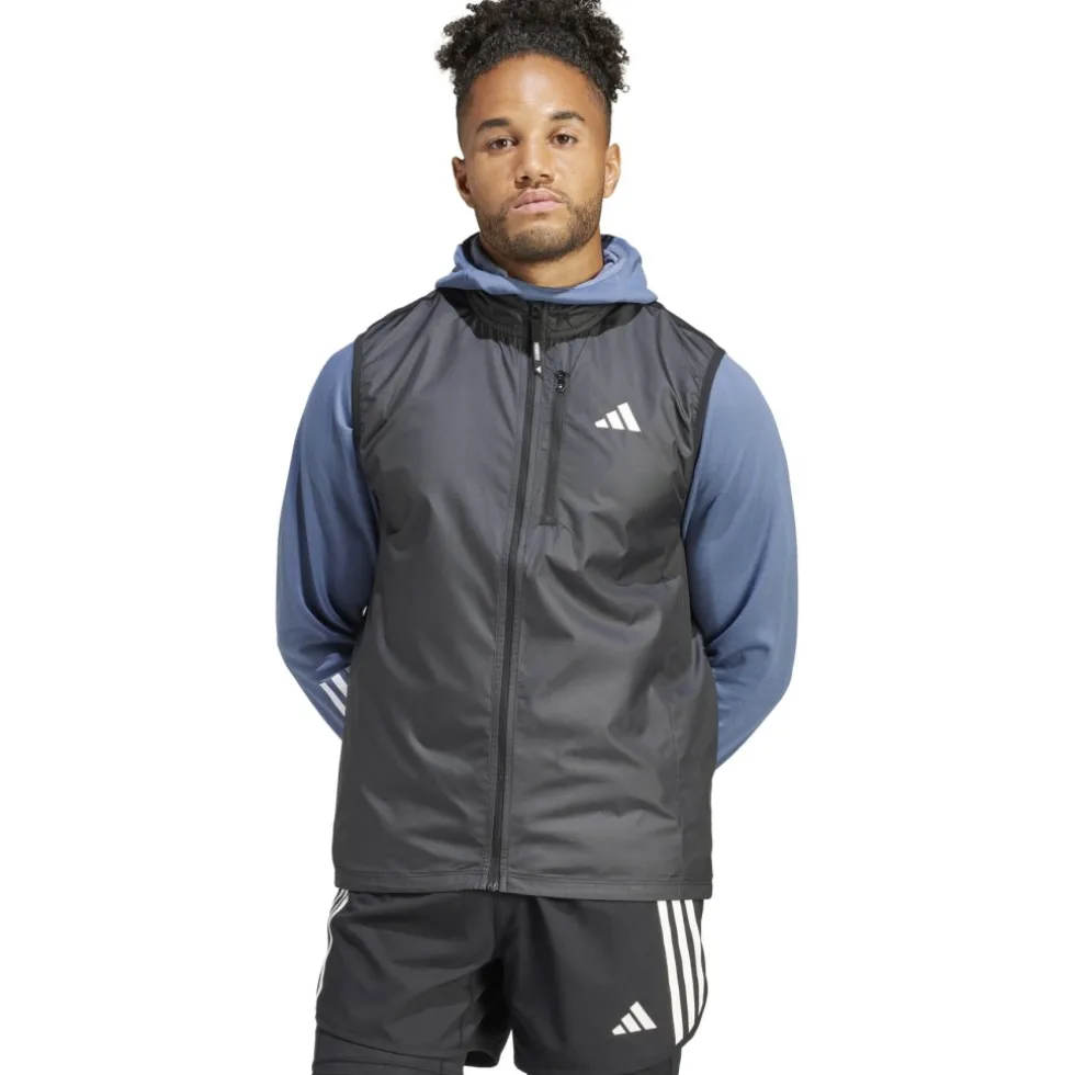 adidas Own the Run Windvest Heren - zwart IN1493