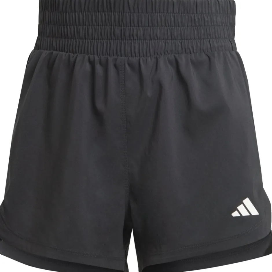 Broeken < adidas Pacer Woven 5" High hort Dae - zwart/wit IT7760
