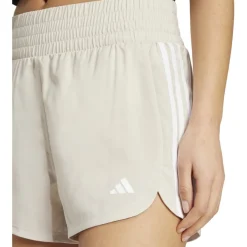 adidas Pacer Woven 5" High Shorts Dames - wonder alumina/white JD2295