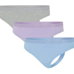 adidas Sports Underwear Active Essentials Cotton Low Rise Tanga Dames - set van 3 - 900 assorted