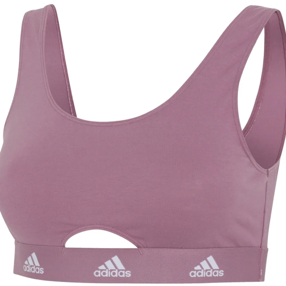 adidas Sports Underwear Sports Active Comfort Cotton Scoop Bralette Dames - 557 wonder orchid