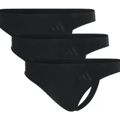 adidas Sports Underwear SSport Active Ultimate Stretch Low Rise Tanga Dames - Set van 3 - 000 black