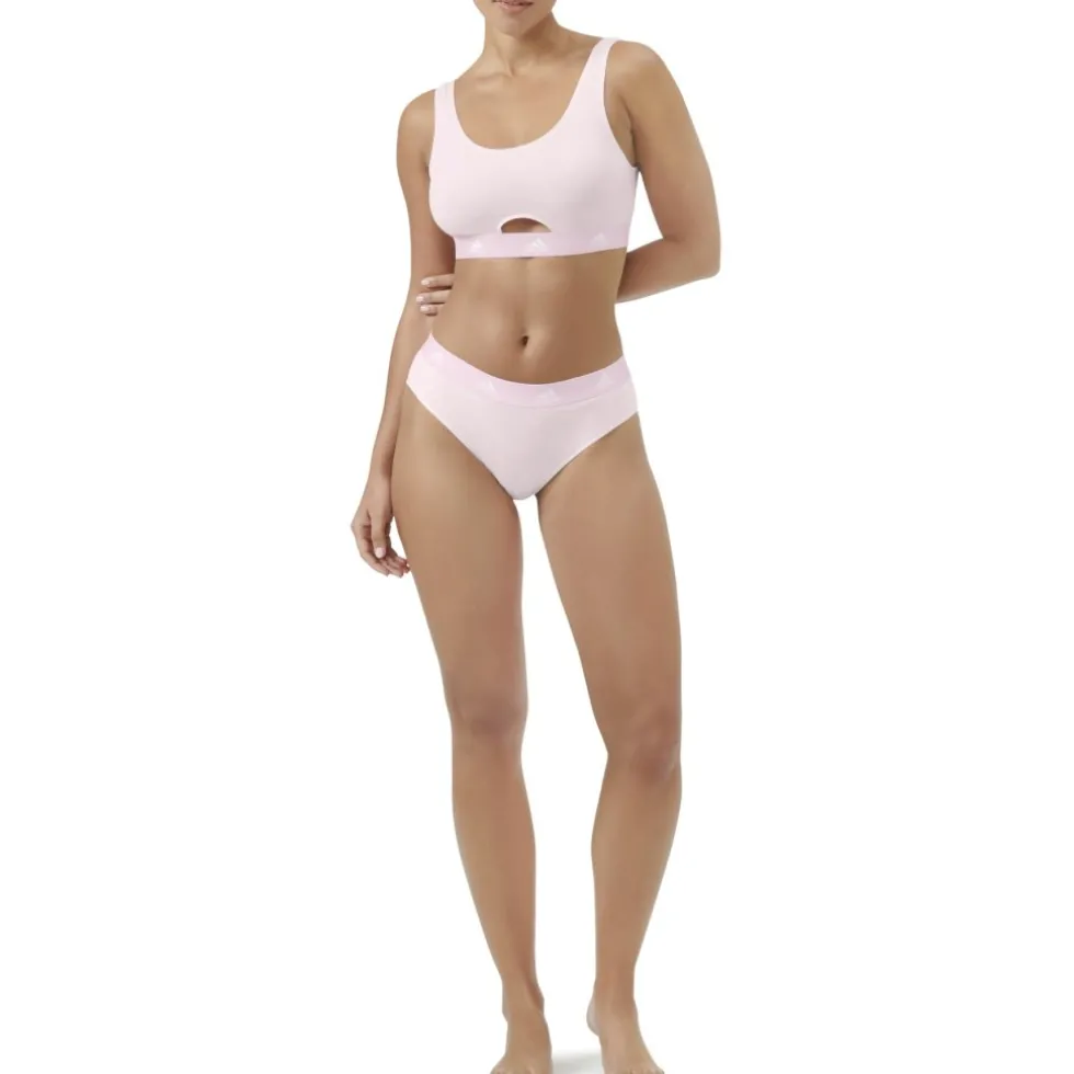 adidas Sports Underwear Sports Active Comfort Cotton Scoop Bralette Dames - 522 pink