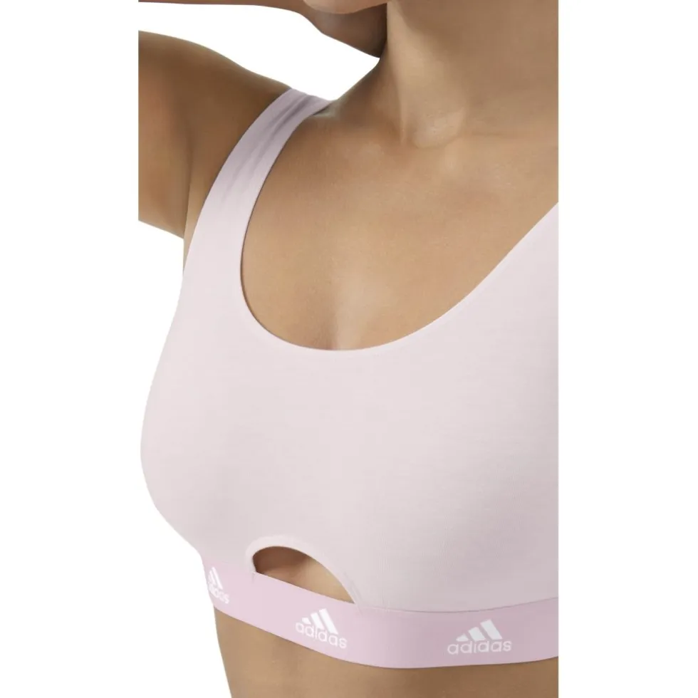adidas Sports Underwear Sports Active Comfort Cotton Scoop Bralette Dames - 522 pink