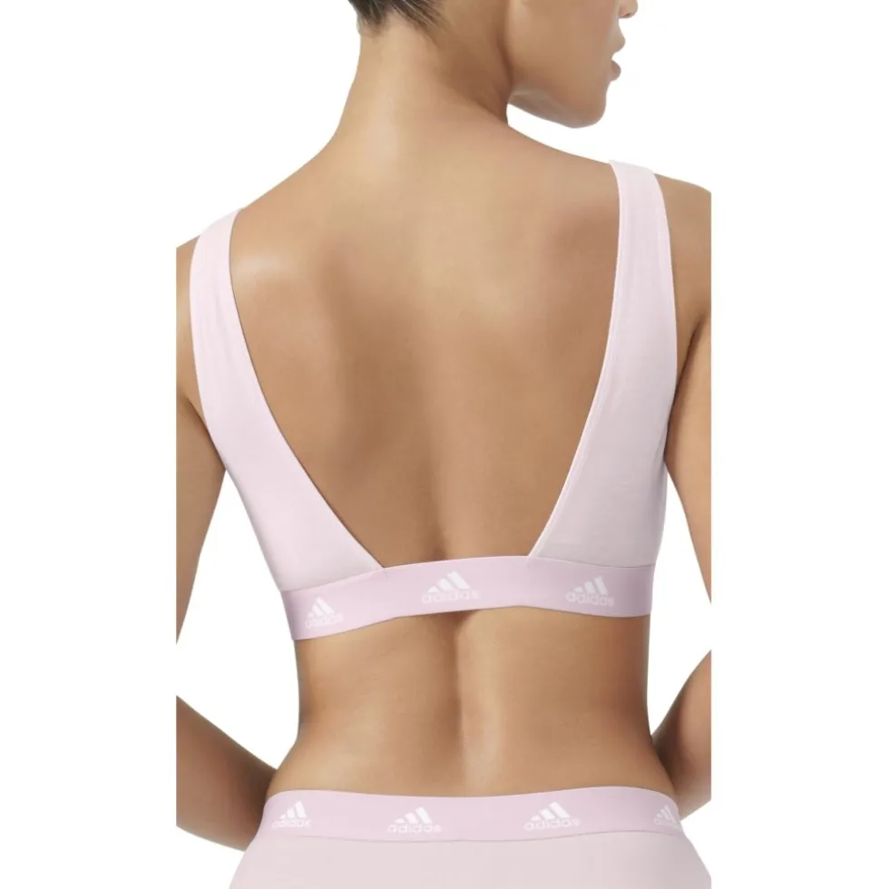 adidas Sports Underwear Sports Active Comfort Cotton Scoop Bralette Dames - 522 pink