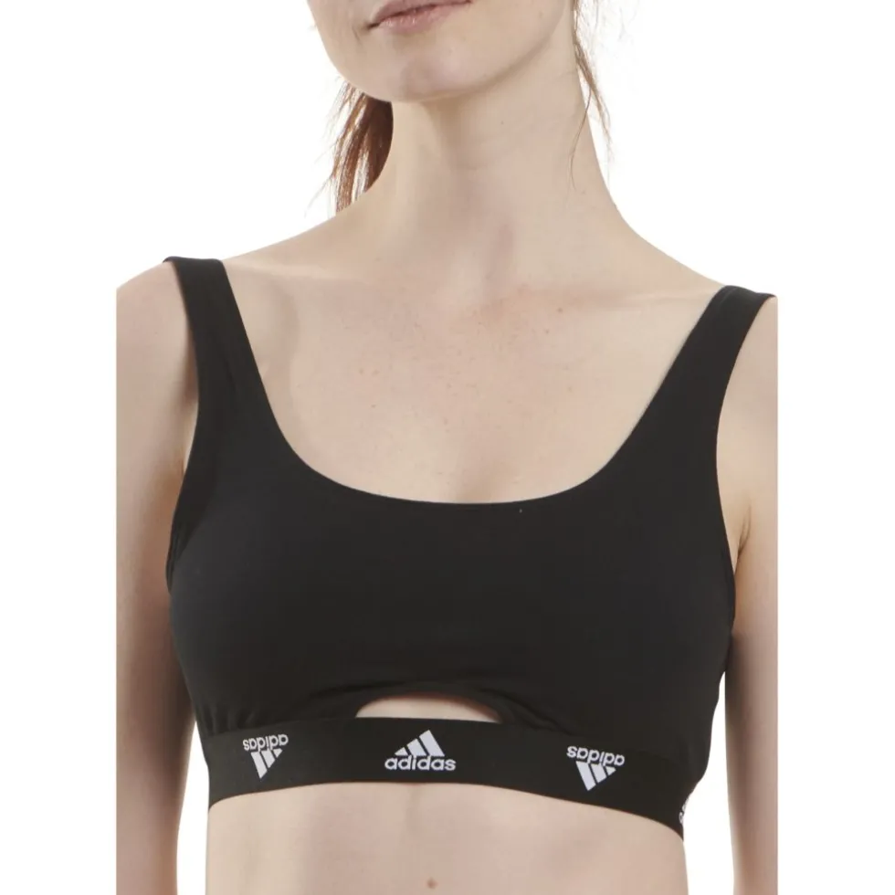 adidas Sports Underwear Scoop Bralette BH-Top Dames - 000-zwart