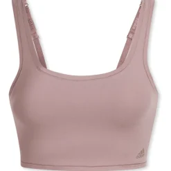 Sport Bh'S|Ondergoed < adidas Sports Underwear Sport Active Micro Body Fit Crop Top Dames - 829 wonder oxid