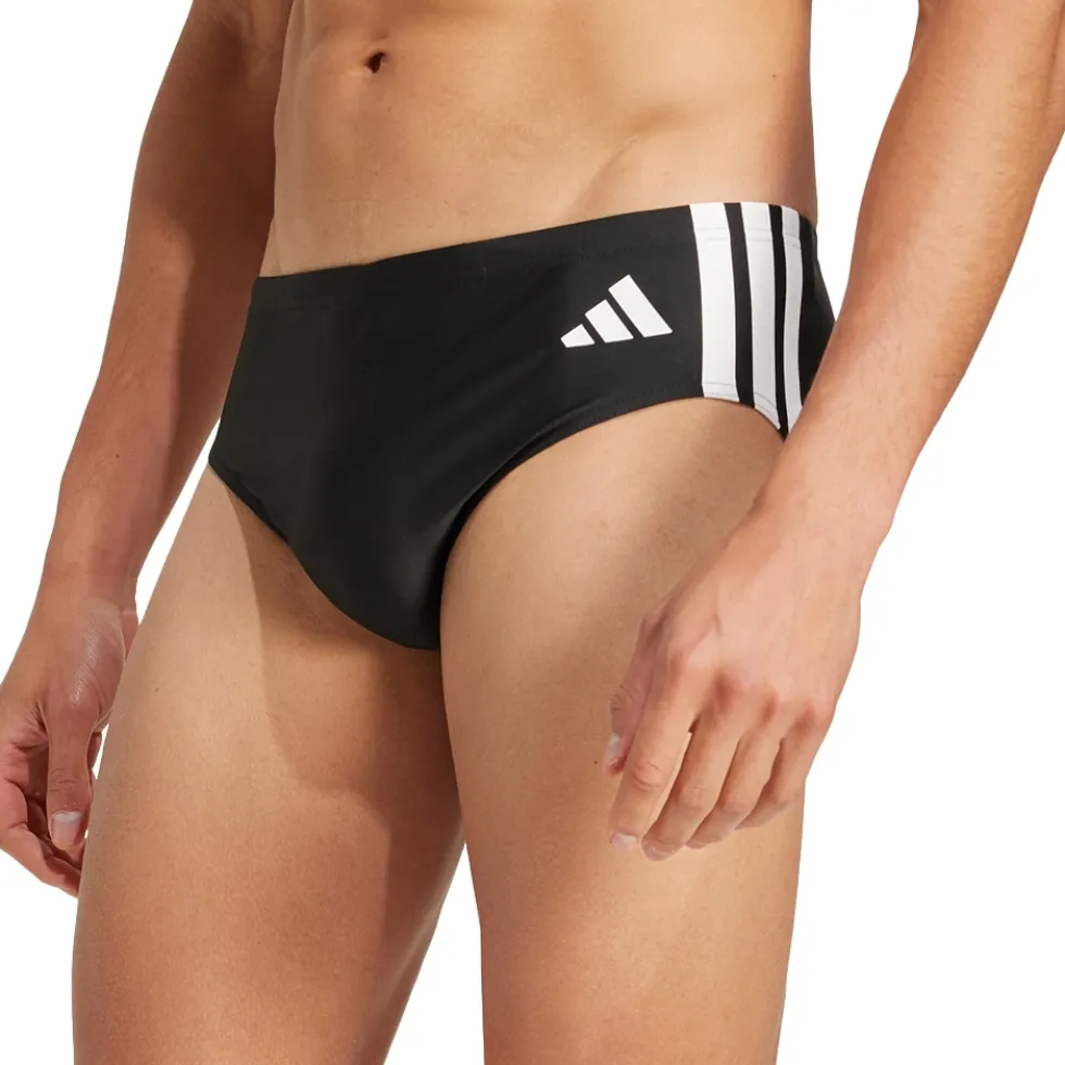 adidas 3-Stripes Zwemslip Heren - zwart/wit JN6539