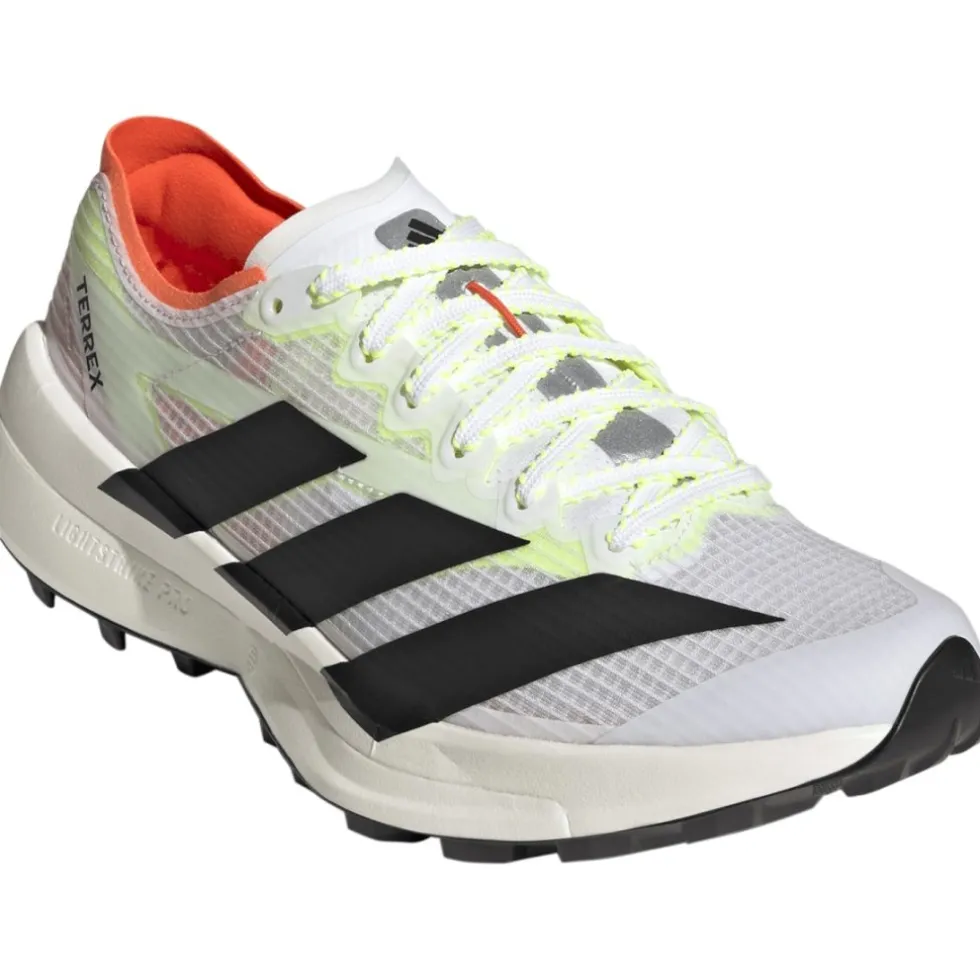 adidas TERREX Agravic Speed 2 Trailrunningschoenen Dames - cloud white/core black/semi impact orange JS3537
