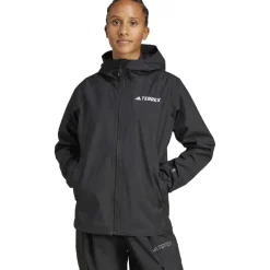Jacks < adidas TERREX uti 2 RAIN.RDY Ja Dae - zwart/zwart JN8813