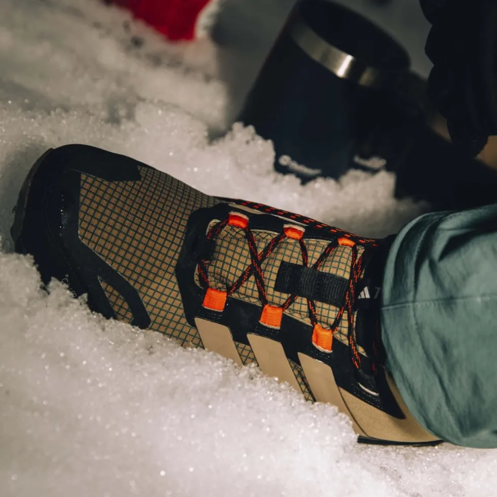 adidas TERREX Skychaser AX5 GORE-TEX Mid Clima Wandelschoenen Heren - cardboard/blanch cargo/pure teal JH7805