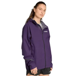 adidas TERREX Xperior 2.5 Layer Light Climaproof Jas Dames - aurora plum JZ0853