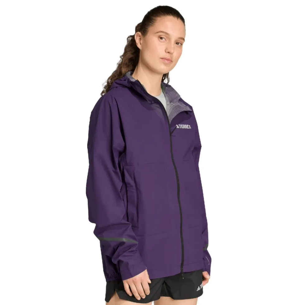 adidas TERREX Xperior 2.5 Layer Light Climaproof Jas Dames - aurora plum JZ0853