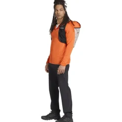 adidas TERREX Xperior CLIMAWARM Light Fleecejas met capuchon Heren - semi impact orange JM0111