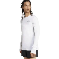 T-Shirts En Tops < adidas TERREX Xperior Climacool+ Shirt met lange mouwen Heren - wit JN8124