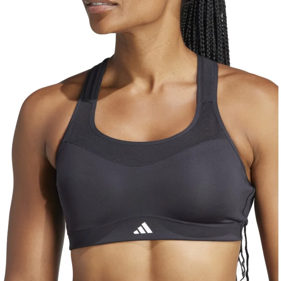 adidas TLRD Impact Sport-BH met sterke ondersteuning Dames - Cup Maat A-B - zwart IQ3384