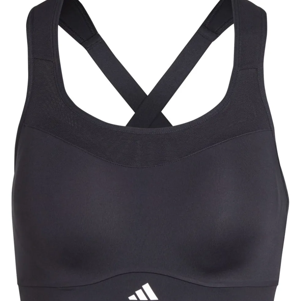 adidas TLRD Impact Sport-BH met sterke ondersteuning Dames - Cup Maat A-B - zwart IQ3384