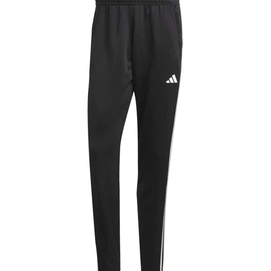 Broeken & Rokken < adidas Train Eential Joggingbroek Heren - zwart/wit IB8168