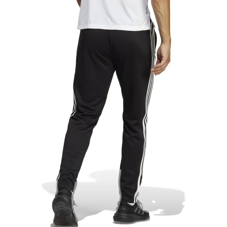Broeken & Rokken < adidas Train Eential Joggingbroek Heren - zwart/wit IB8168