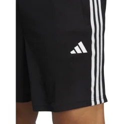 Broeken < adidas Train Eential Piqué Korte Broek Heren - zwart/wit IB8111