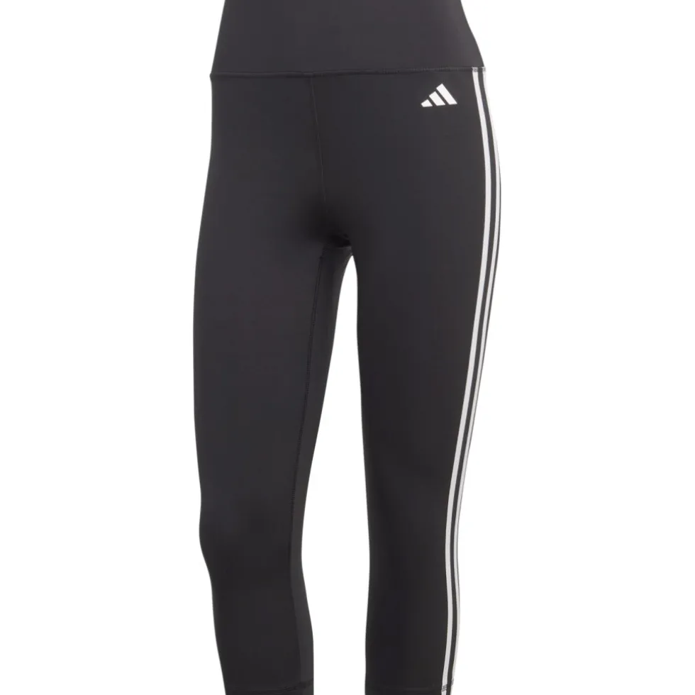 adidas Train Essentials 3-Stripes High-Waisted Leggings 3/4 Dames - zwart HT5437