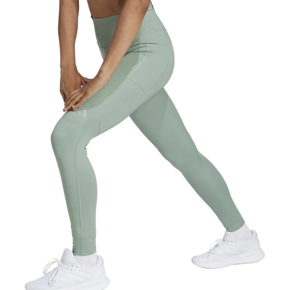 Broeken & Rokken < adida Ultimate Reflective 7/8 Hardlooplegging Dame - ilver green JN6084