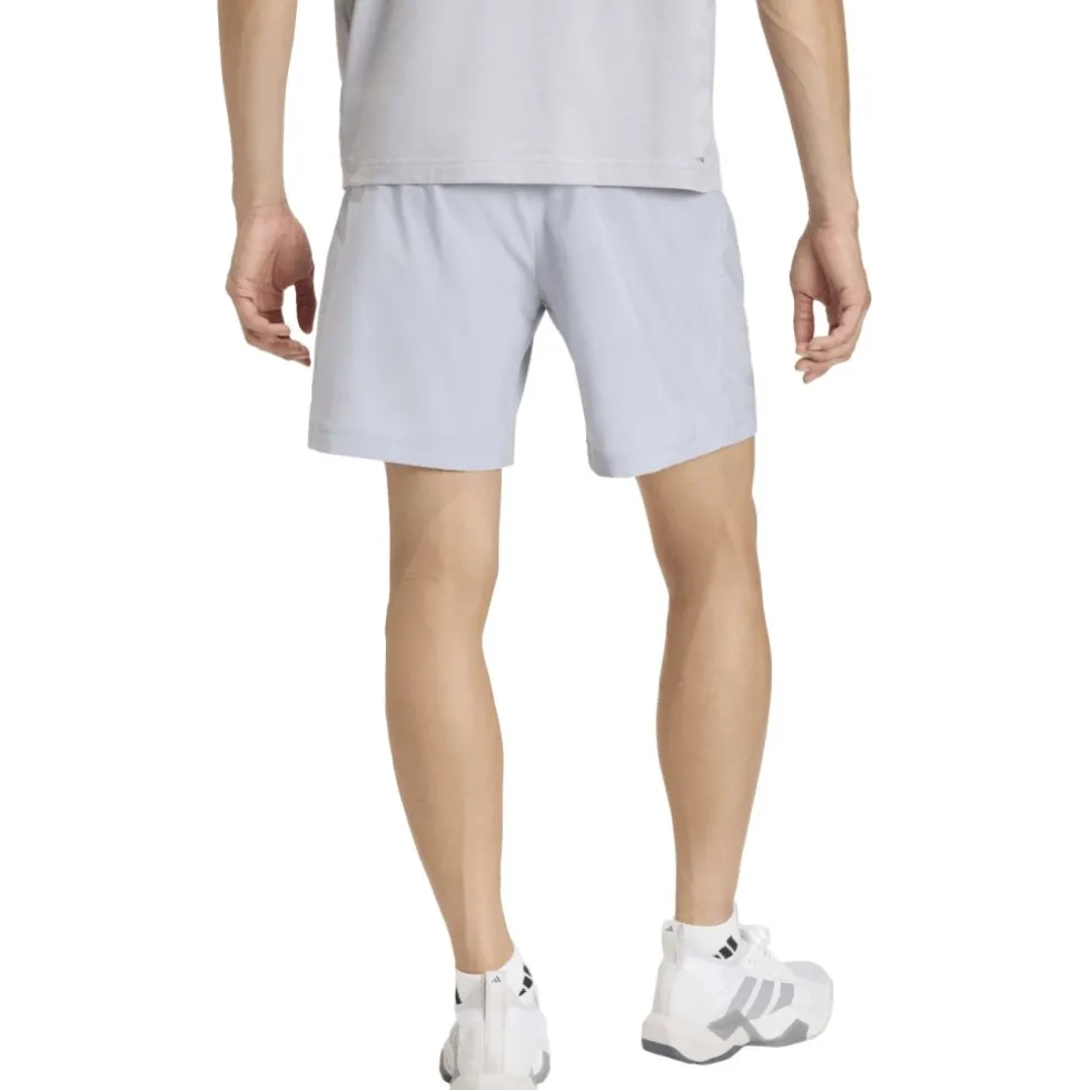 adidas Workout Essentials Base Woven 9" Shorts Heren - halo silver KC5287