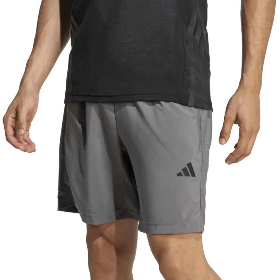 adidas Workout Essentials Base Woven 7" Shorts Heren - grey five KD2949