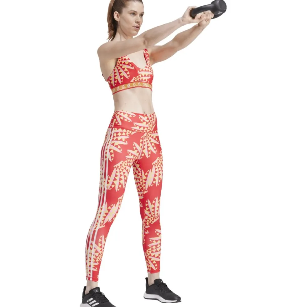 adidas x FARM Rio Sport-BH met medium ondersteuning Dames - Cup Maat A-C - tomato/spring yellow IN3751