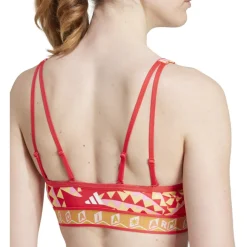 adidas x FARM Rio Sport-BH met medium ondersteuning Dames - Cup Maat A-C - tomato/spring yellow IN3751