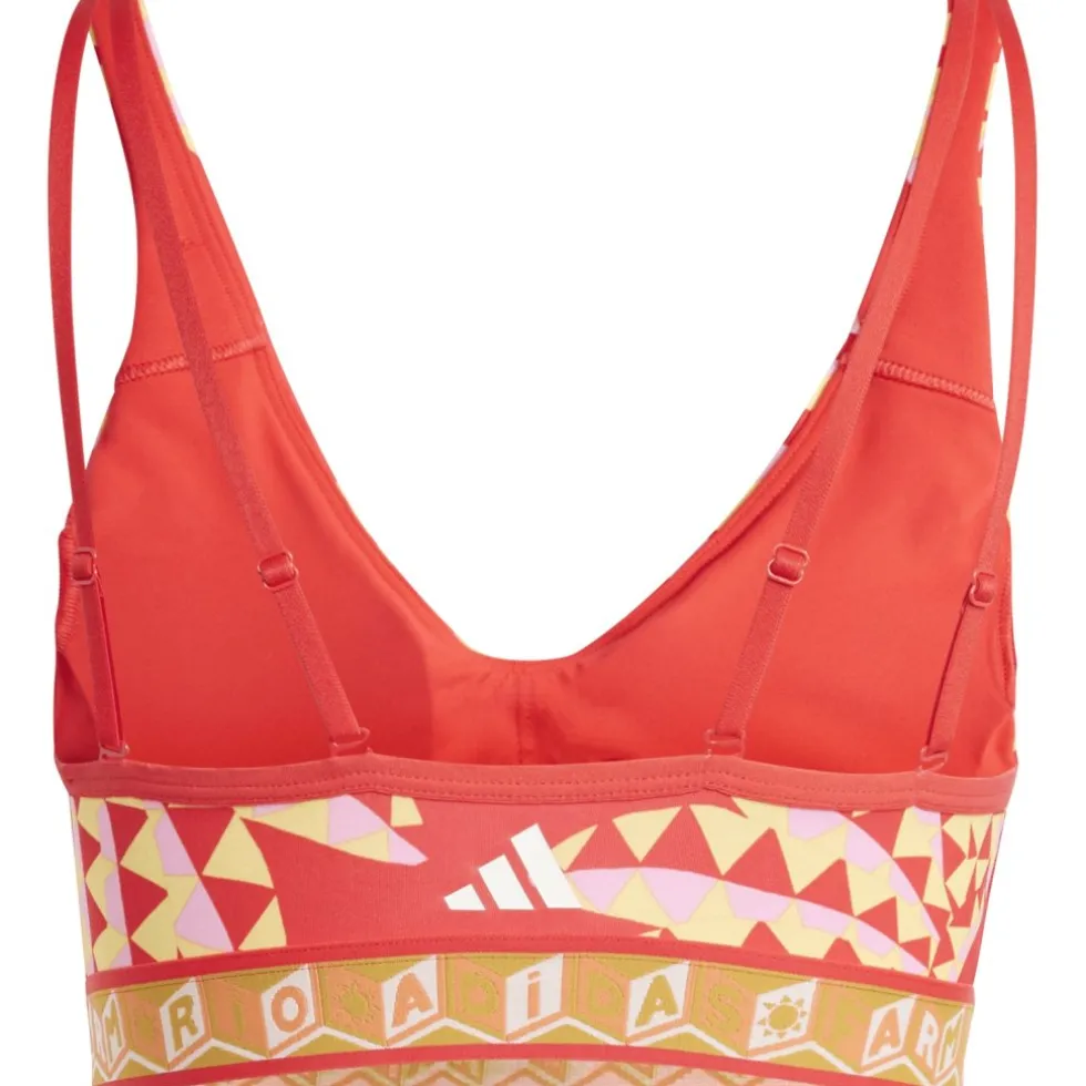 adidas x FARM Rio Sport-BH met medium ondersteuning Dames - Cup Maat A-C - tomato/spring yellow IN3751