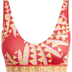 adidas x FARM Rio Sport-BH met medium ondersteuning Dames - Cup Maat A-C - tomato/spring yellow IN3751