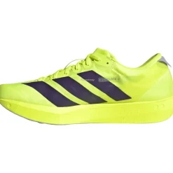 adidas Adizero Adios 9 Hardloopschoenen Heren - sulphur yellow/aurora plum/power plum JQ0776