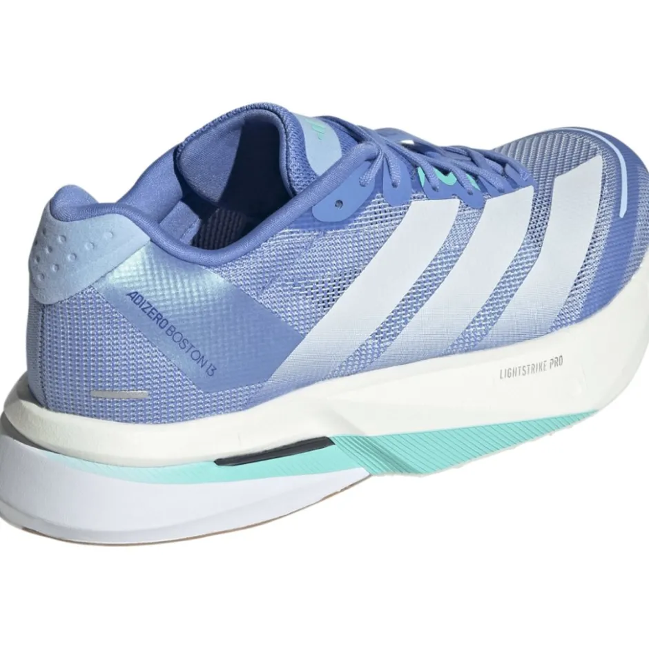 Hardloopschoenen Voor Op De Weg|Schoenen < adidas Adizero Boston 13 Hardloopschoenen Dames - blue fusion/zero metal/glow blue JS4956