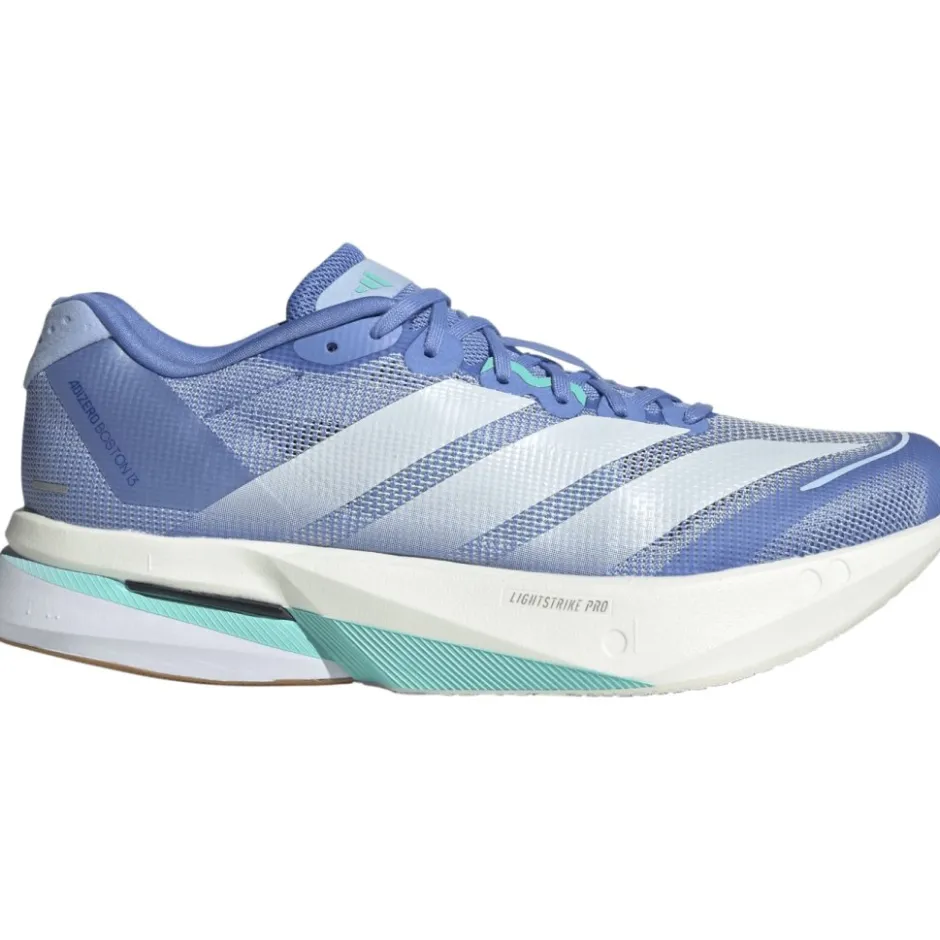 Hardloopschoenen Voor Op De Weg|Schoenen < adidas Adizero Boston 13 Hardloopschoenen Dames - blue fusion/zero metal/glow blue JS4956