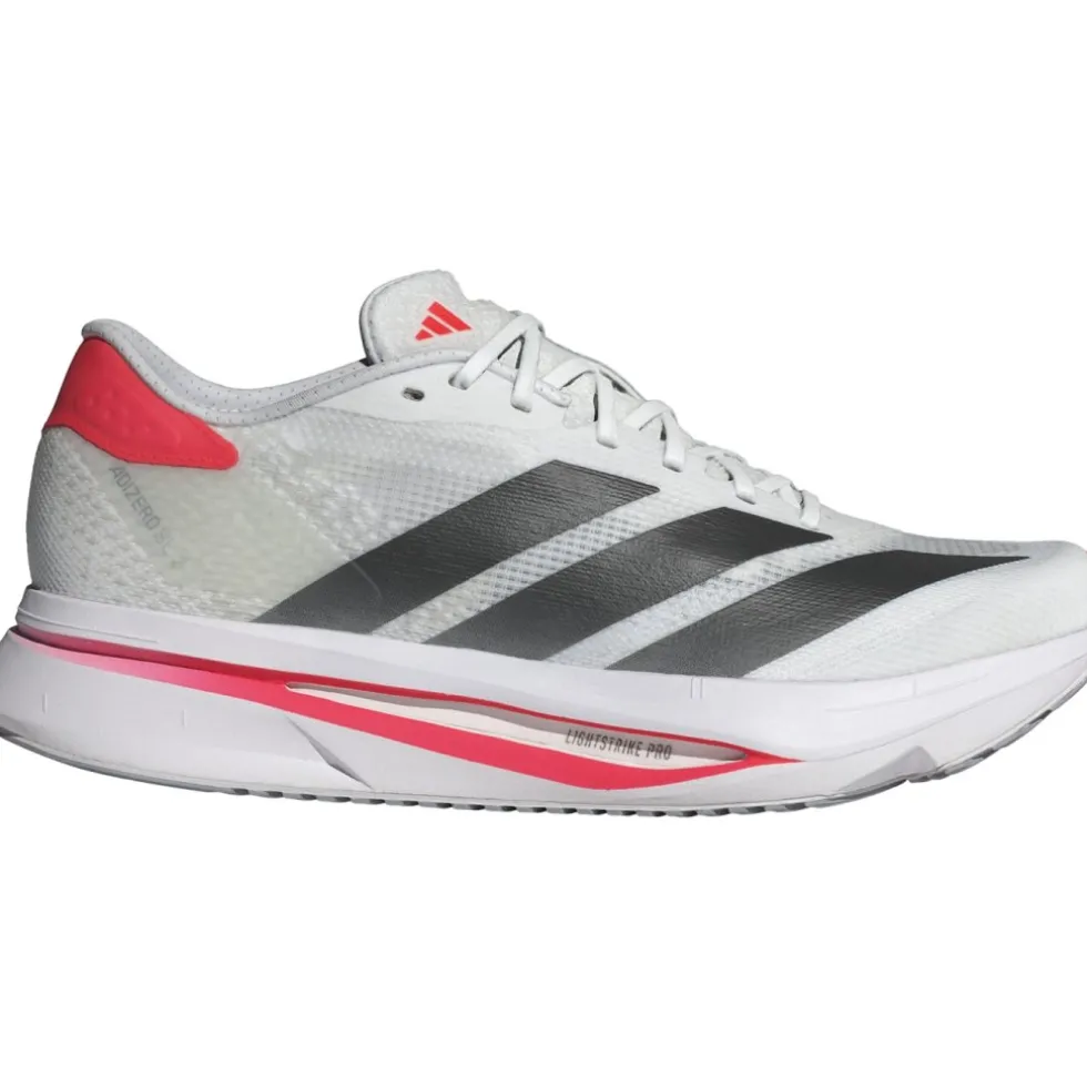 adidas Adizero SL2 Hardloopschoenen Dames - white/core black/lucid red JQ1225