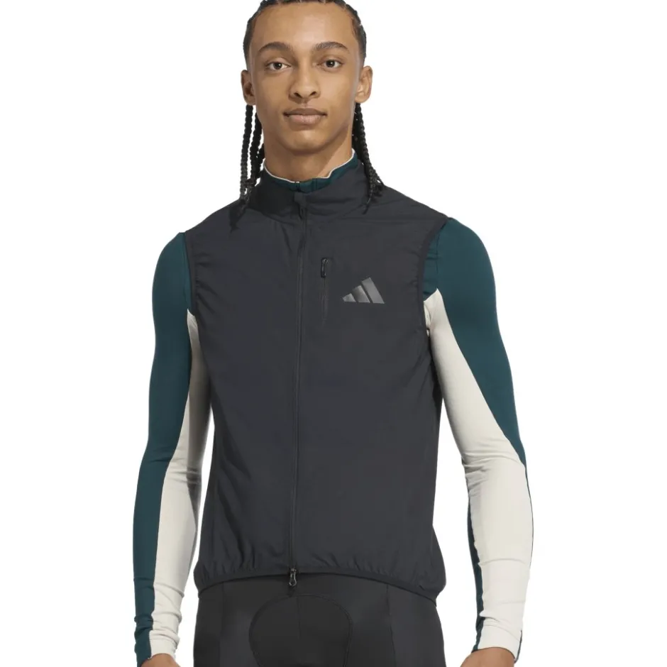 Vesten < adidas Eentia Windproof Fietvet Heren - zwart KB5184