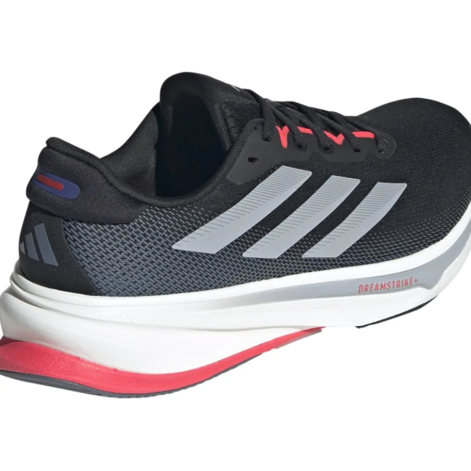 Hardloopschoenen Voor Op De Weg|Hardloopschoenen Heren < adidas Supernova Rise 2 Hardloopschoenen Heren - core black/halo silver/lucid red JQ7699