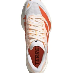 adidas TERREX Agravic AT Trailrunningschoenen Dames - cloud white/impact orange/reflective silver JR9113