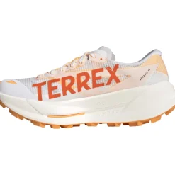 adidas TERREX Agravic AT Trailrunningschoenen Dames - cloud white/impact orange/reflective silver JR9113